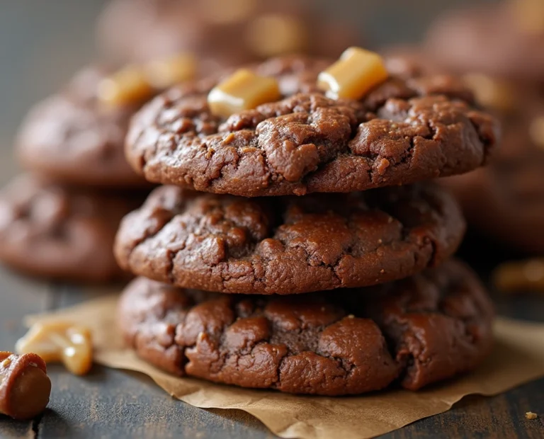 Chocolate and Caramel Cookies