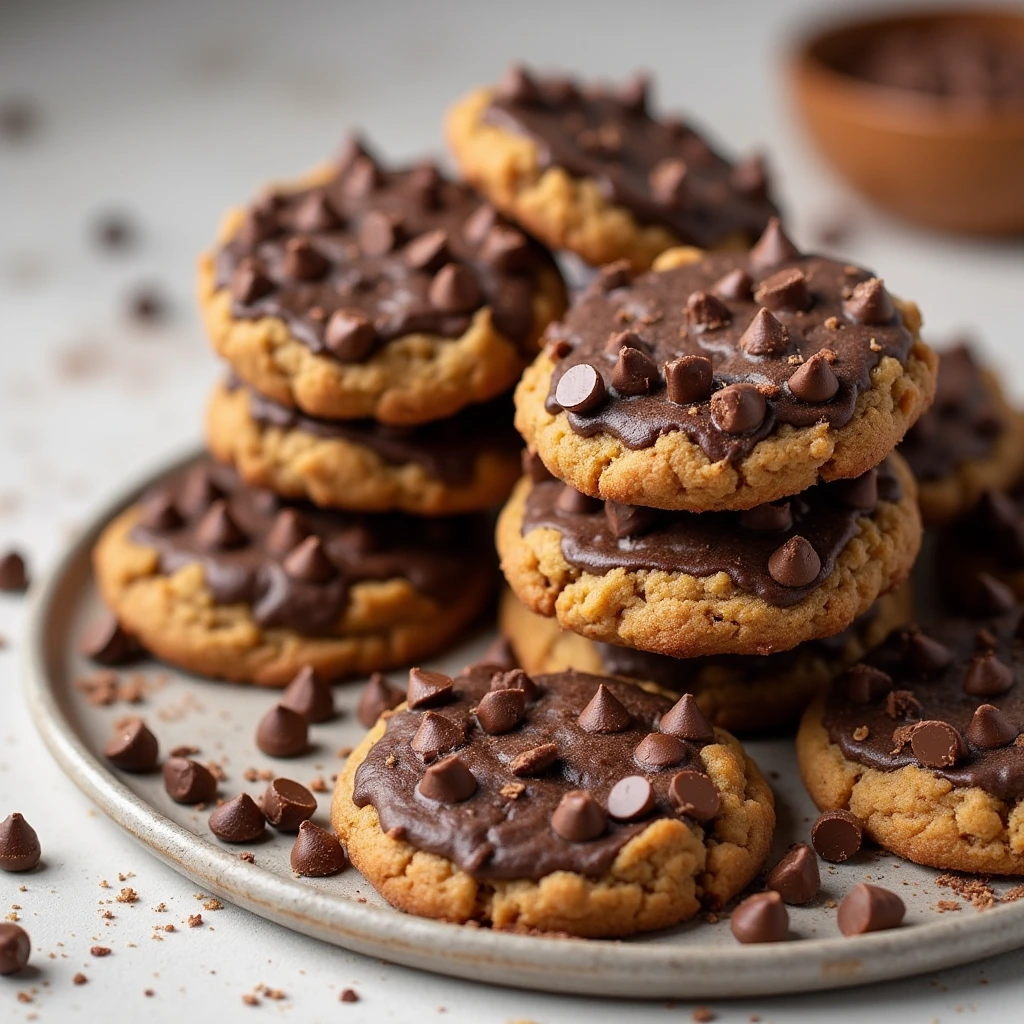 Chocolate and Peanut Butter Cookies