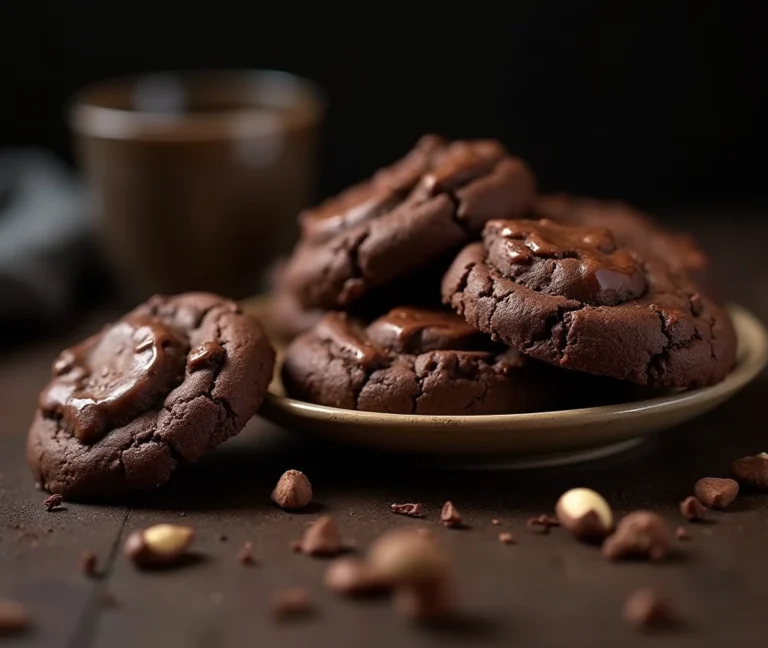 Chocolate and Hazelnut Crunch Cookies