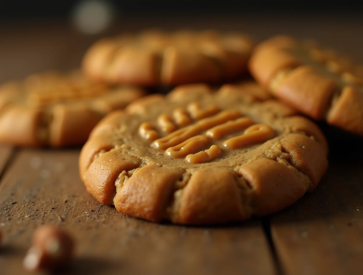 Peanut Butter and Hazelnut Cookies