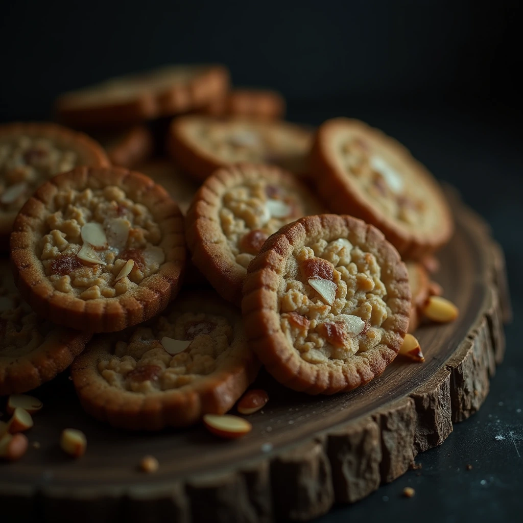 Sliced Almond Cookies