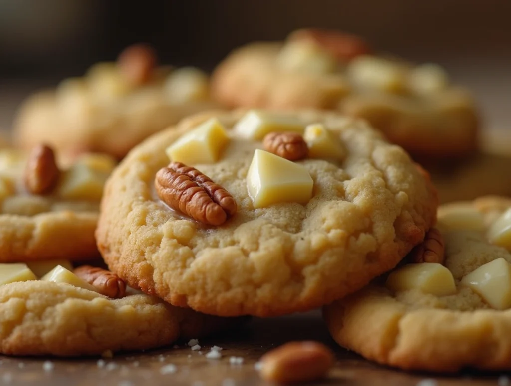 Macadamia Nut and White Chocolate Cookies