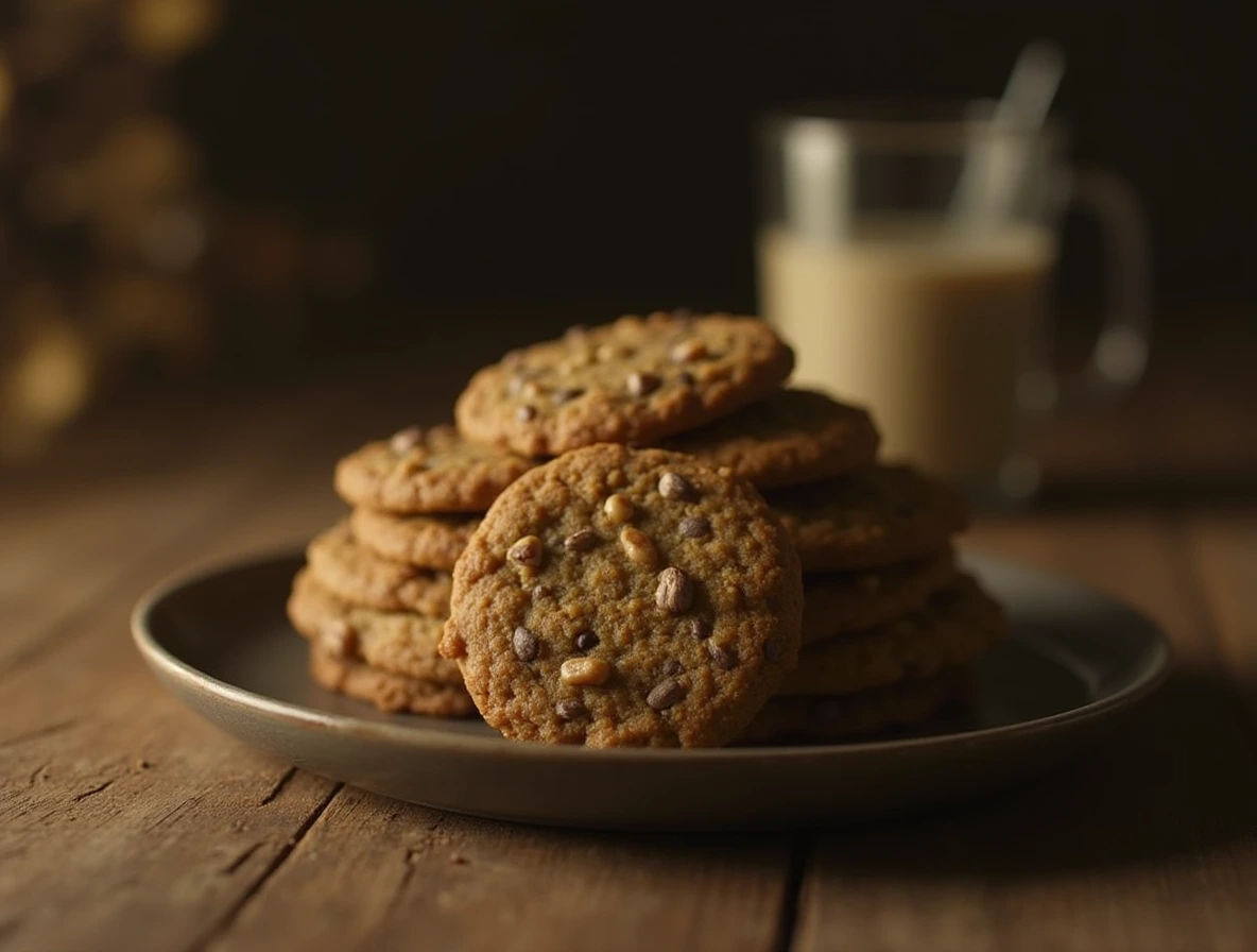 Chia Seed and Walnut Cookies