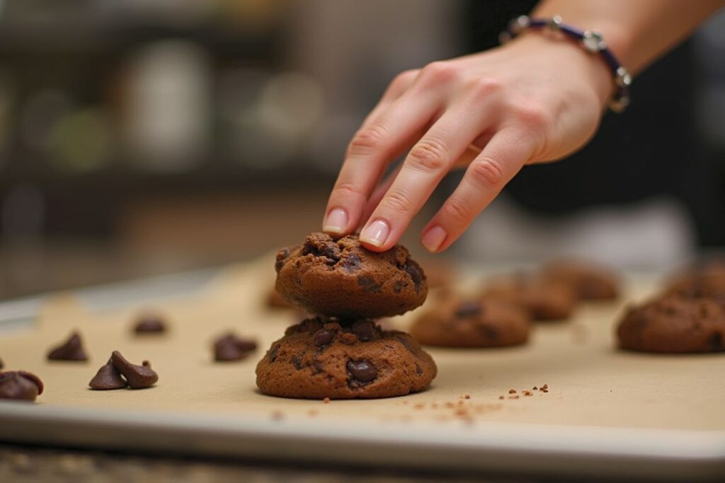 Dark Chocolate Chip Cookies