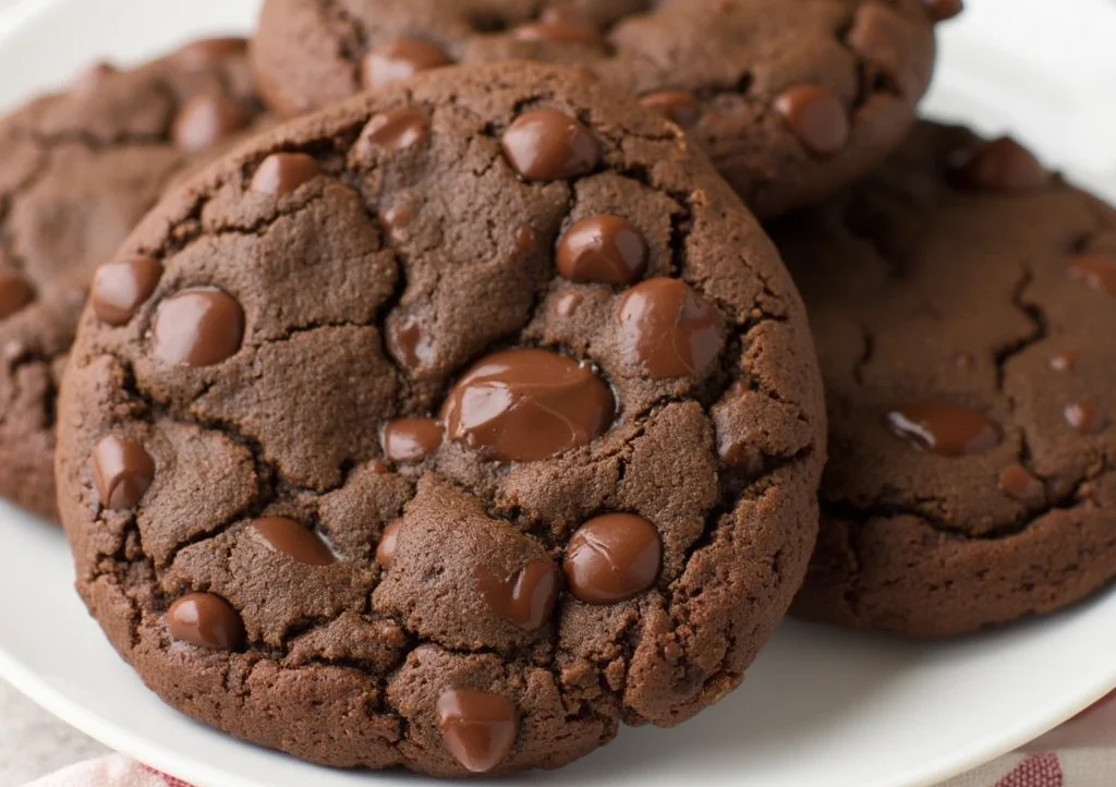 Dark Chocolate Chip Cookies