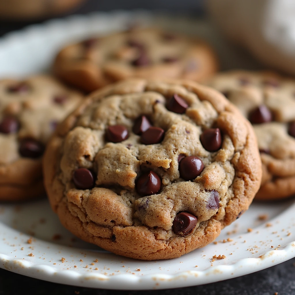 Dark Chocolate Chip Cookies