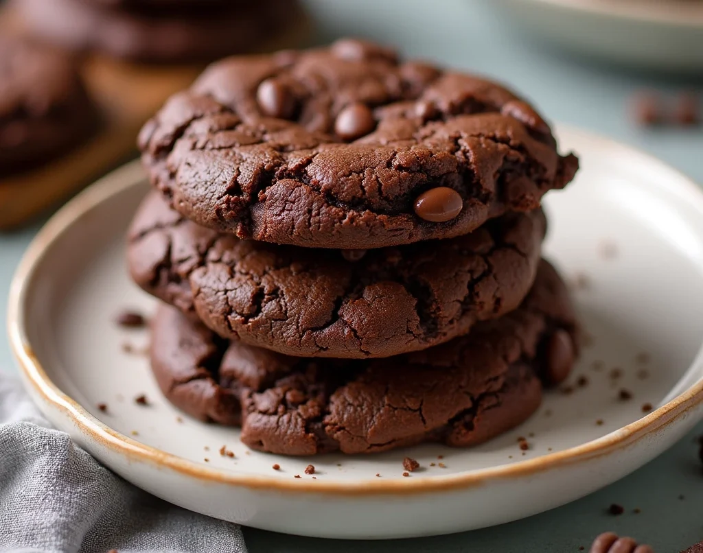 Triple Chocolate Cookies