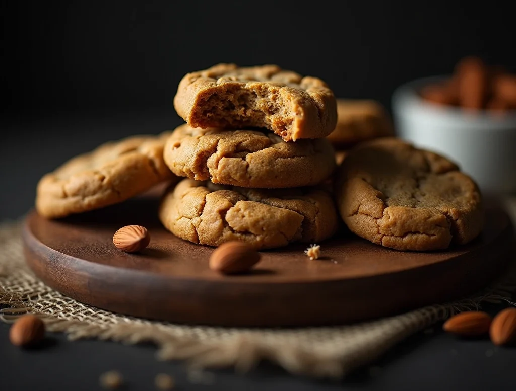 Almond Butter Protein Cookies