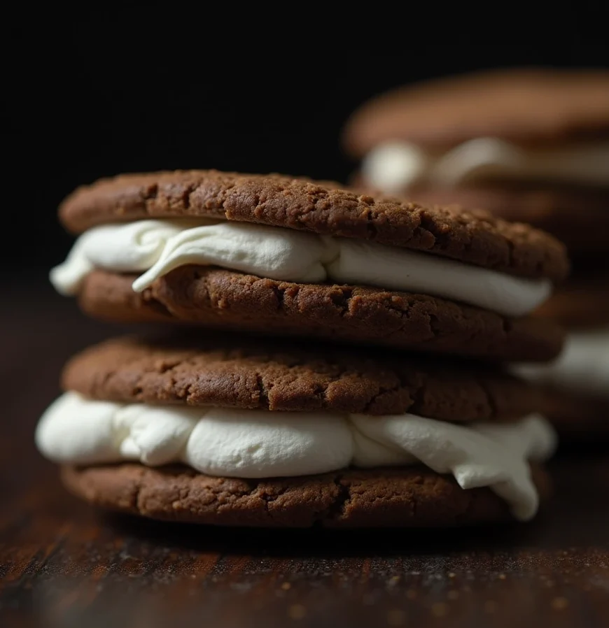 Chocolate and Marshmallow Cookies 