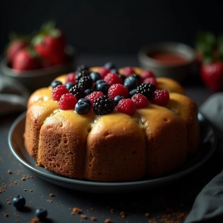 Vegan Seasonal Fruit Cake