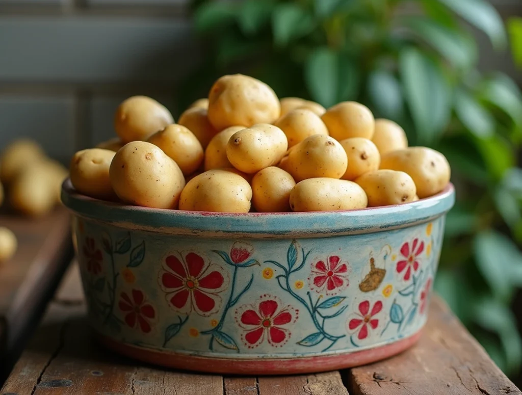 The Potato : Potatoes in a large designer container - The Potato