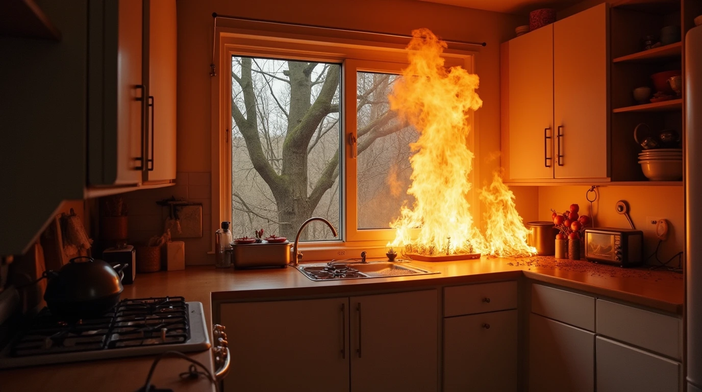 The Risks of a Kitchen Fire