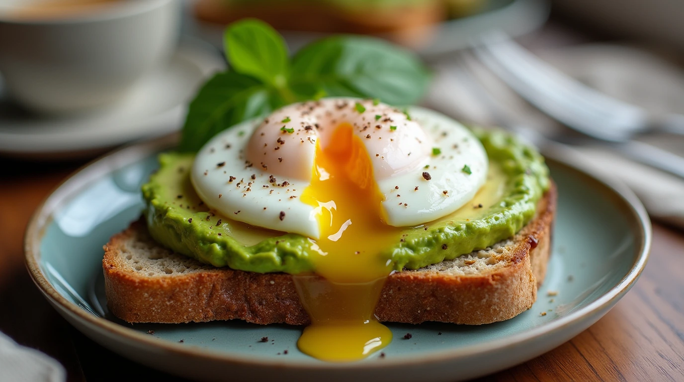 Avocado Toast with Poached Egg, Good Morning Recipes