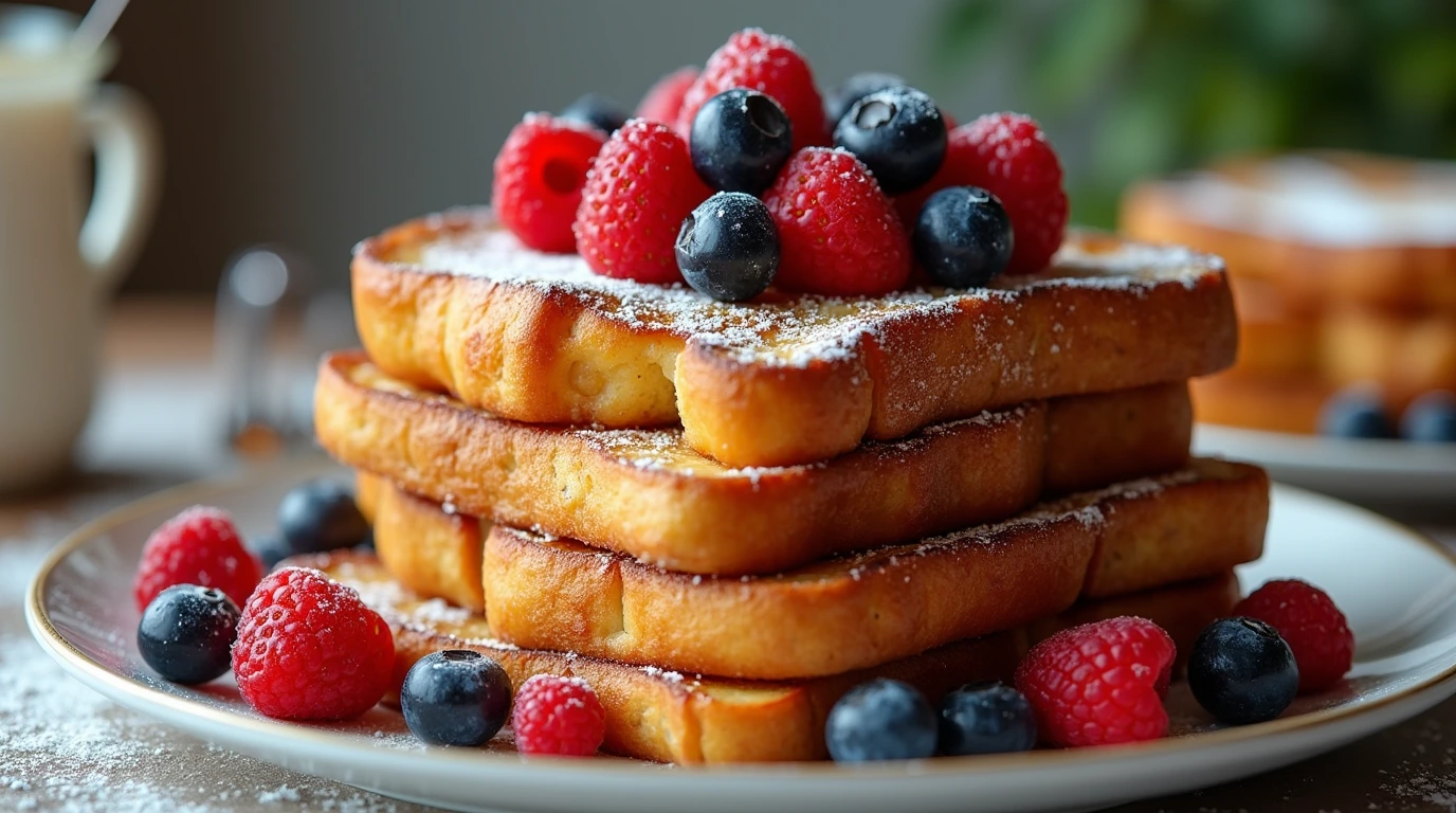 Brioche French Toast with Berries, Good Morning Recipes