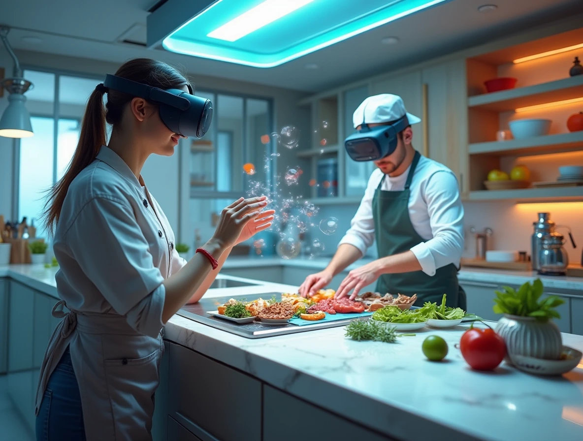 Predictions for Cooking in 2025, Virtual Reality Will Bring Professional Culinary Schools to Your Kitchen