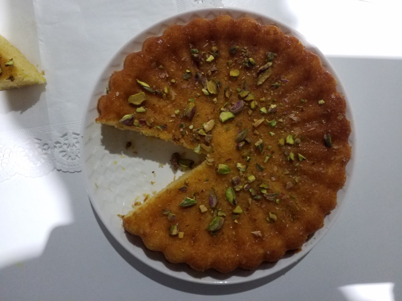 Moist Clementine & Pistachio Cake